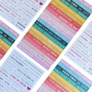 inspirational words and phrases stickers saying decoration stationery planner stickers words stickers (style3-10pcs)