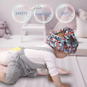 Cute Baby Safety Helmet Toddler Head Protection Adjustable Baby Bumper Hat Head Cushion Helmet Bumper Bonnet