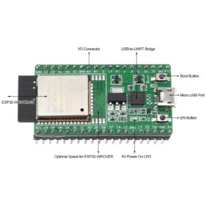 DiGiYes ESP32 Development Board ESP32-WROOM-32D Wireless WiFi Development Board ESP32-DevKitC Core Board