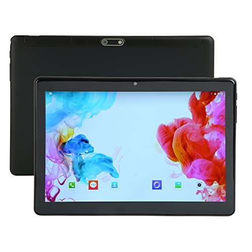 Tablet PC, Dual Cameras 1280x800 Resolution 100240V 10.1in Tablet RAM 4GB ROM 64GB for Android9.0 for Work (US Plug)