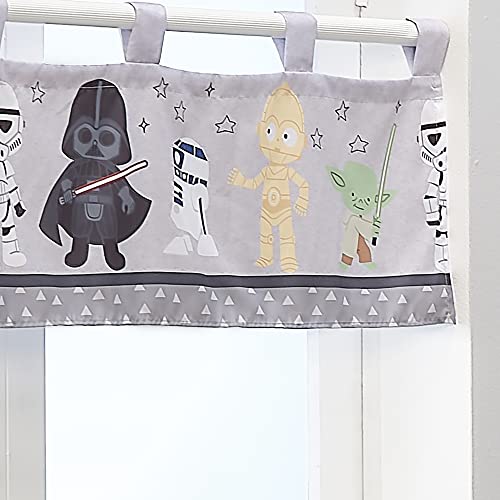 Lambs & Ivy Star Wars Classic Window Valance - Yoda/Darth Vader/R2-D2/C-3PO