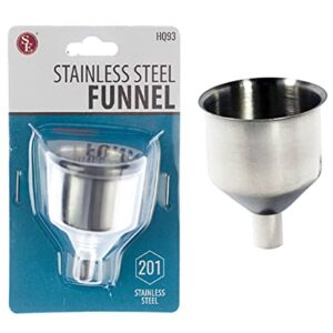 1-1/2" Stainless Steel Funnel, Useful for Flasks with 3/8" Spout