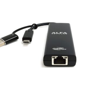 Alfa 2.5 GbE Type-C SuperSpeed USB 5 Gbps Card with Realtek™ RTL8156B and Type-A Adapter