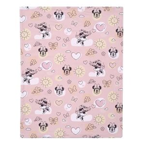 Lambs & Ivy Disney Baby Sweetheart Minnie Mouse Pink Soft Fleece Baby Blanket