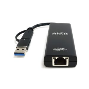 Alfa 2.5 GbE Type-C SuperSpeed USB 5 Gbps Card with Realtek™ RTL8156B and Type-A Adapter