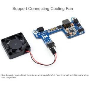 Power Over Ethernet POE HAT for Raspberry Pi 4B/3B+, IEEE 802.3af-Compliant, Mini POE HAT Support Connecting Cooling Fan, Compatible with The Raspberry Pi Official Case