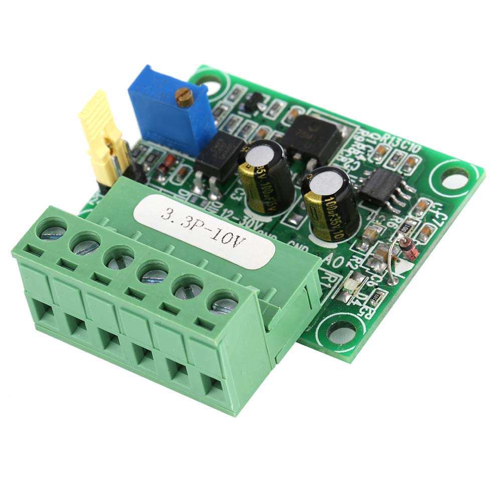 3.3V PWM to 0 to10V Voltage Converter Metal Converter Module D/A Digital Analog PLC Module Frequency to Voltage Converter Module