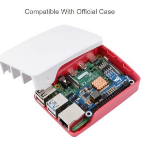 Power Over Ethernet POE HAT for Raspberry Pi 4B/3B+, IEEE 802.3af-Compliant, Mini POE HAT Support Connecting Cooling Fan, Compatible with The Raspberry Pi Official Case