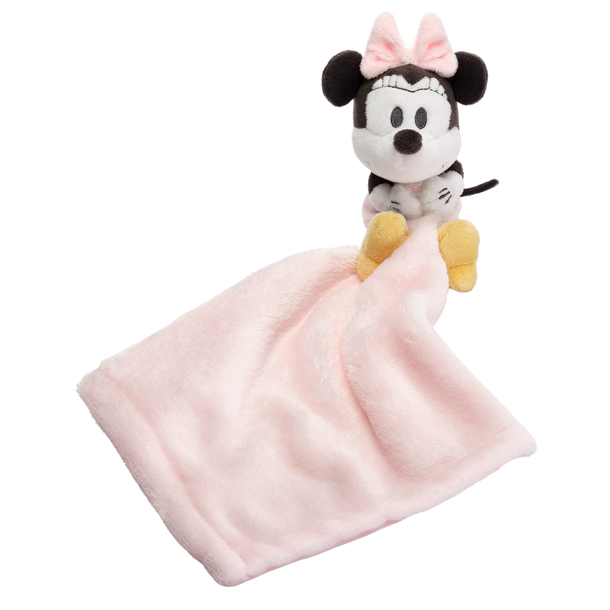 Lambs & Ivy Disney Baby Little Minnie Mouse Pink Lovey Plush Security Blanket