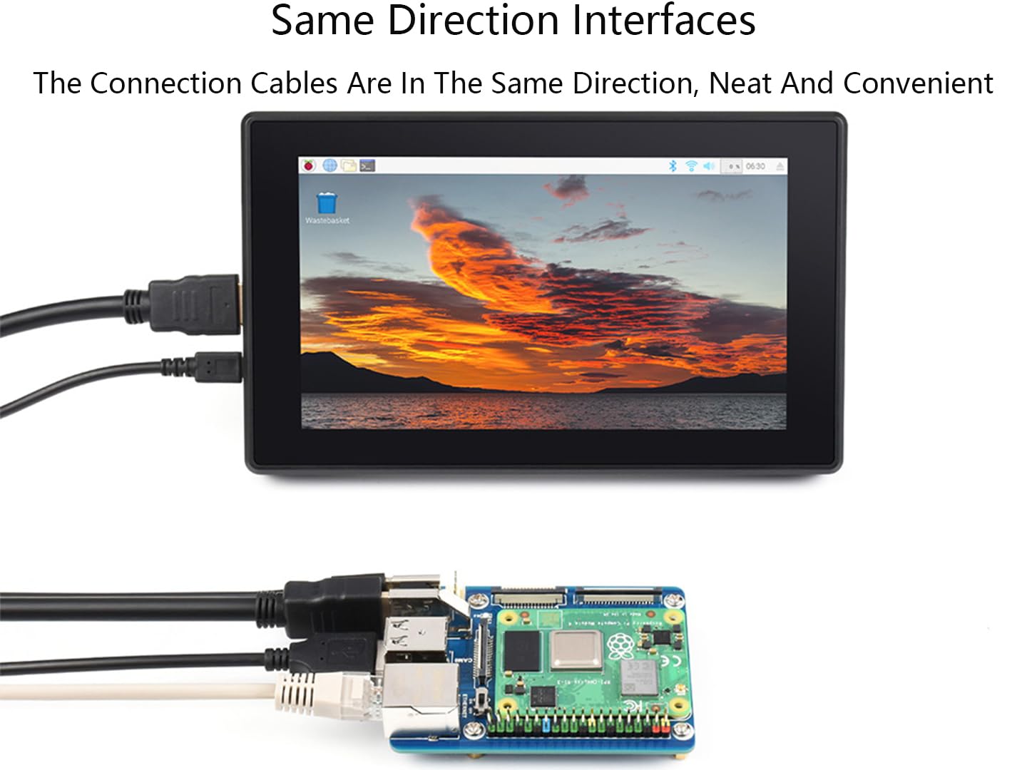 CM4 Base Board (Advanced C Version) for Compute Module 4, with Raspberry Pi 40PIN GPIO Header/MIPI CSI Camera Ports/LCD Display Port/Fan/HDMI/USB/Gigabit Ethernet RJ45 Connector