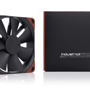 Noctua NF-F12 iPPC-24V-3000 SP IP67 PWM, Heavy Duty Cooling Fan, 4-Pin, 3000 RPM, 24V Version (120mm, Black)