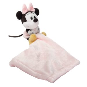 Lambs & Ivy Disney Baby Little Minnie Mouse Pink Lovey Plush Security Blanket