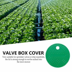 Yardwe Valves Box Lid 4pcs Boxes Valve Box Cover Spray Water Plastic Replacement Valves Box Lid