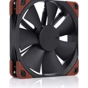 Noctua NF-F12 iPPC-24V-3000 SP IP67 PWM, Heavy Duty Cooling Fan, 4-Pin, 3000 RPM, 24V Version (120mm, Black)