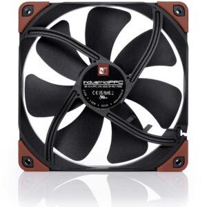 Noctua NF-A14 iPPC-24V-3000 SP IP67 PWM, Heavy Duty Cooling Fan, 4-Pin, 3000 RPM, 24V Version (140mm, Black)