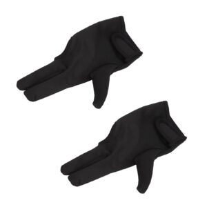 2pcs 3 finger barber glove, insulated hair styling heat protector glove for hairdressing tools