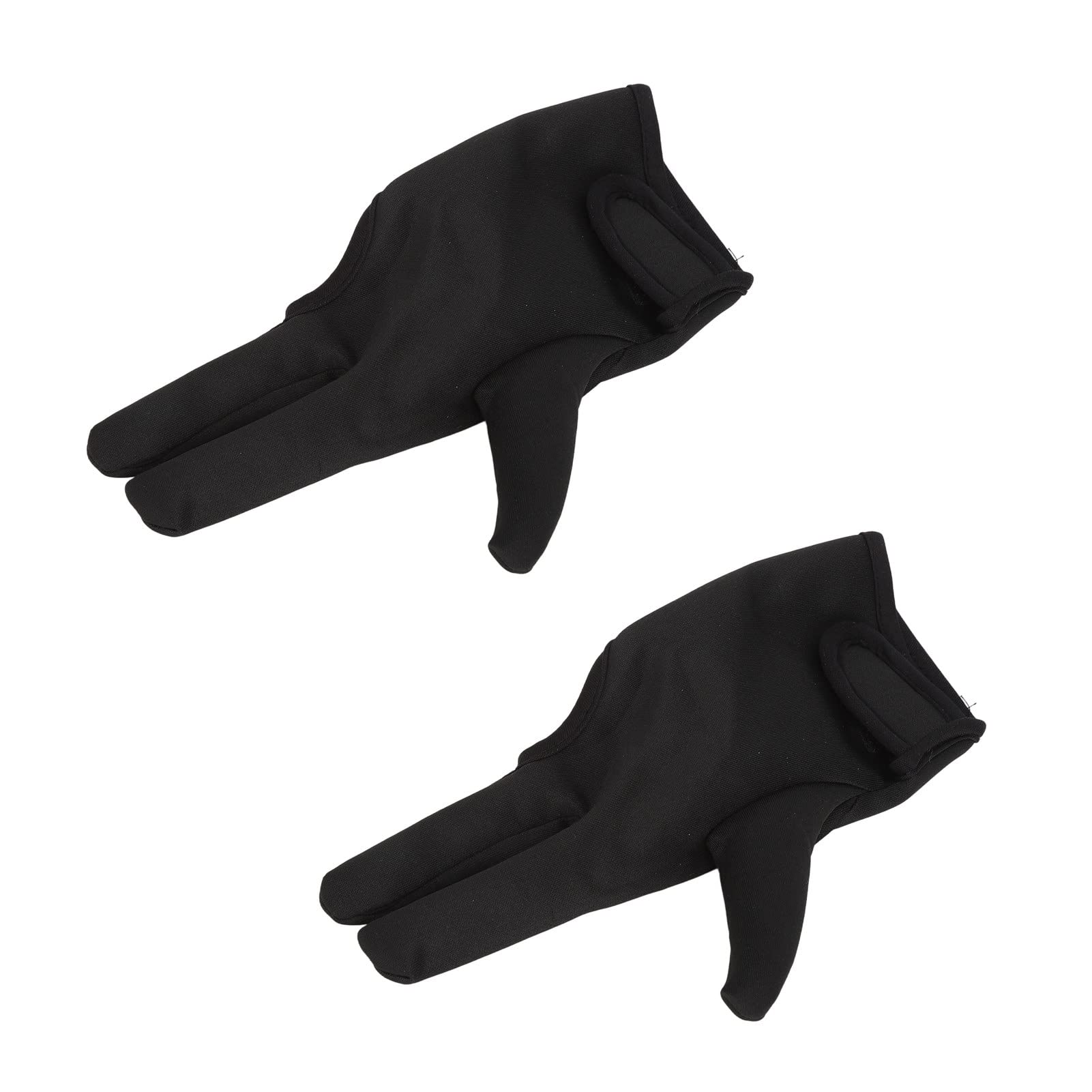 2Pcs 3 Finger Barber Glove, Insulated Hair Styling Heat Protector Glove for Hairdressing Tools