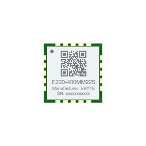 433mhz 470mhz lora llcc68 wireless rf module e220-400mm22s low power 22dbm long distance 6km smaller size antenna stamp holes