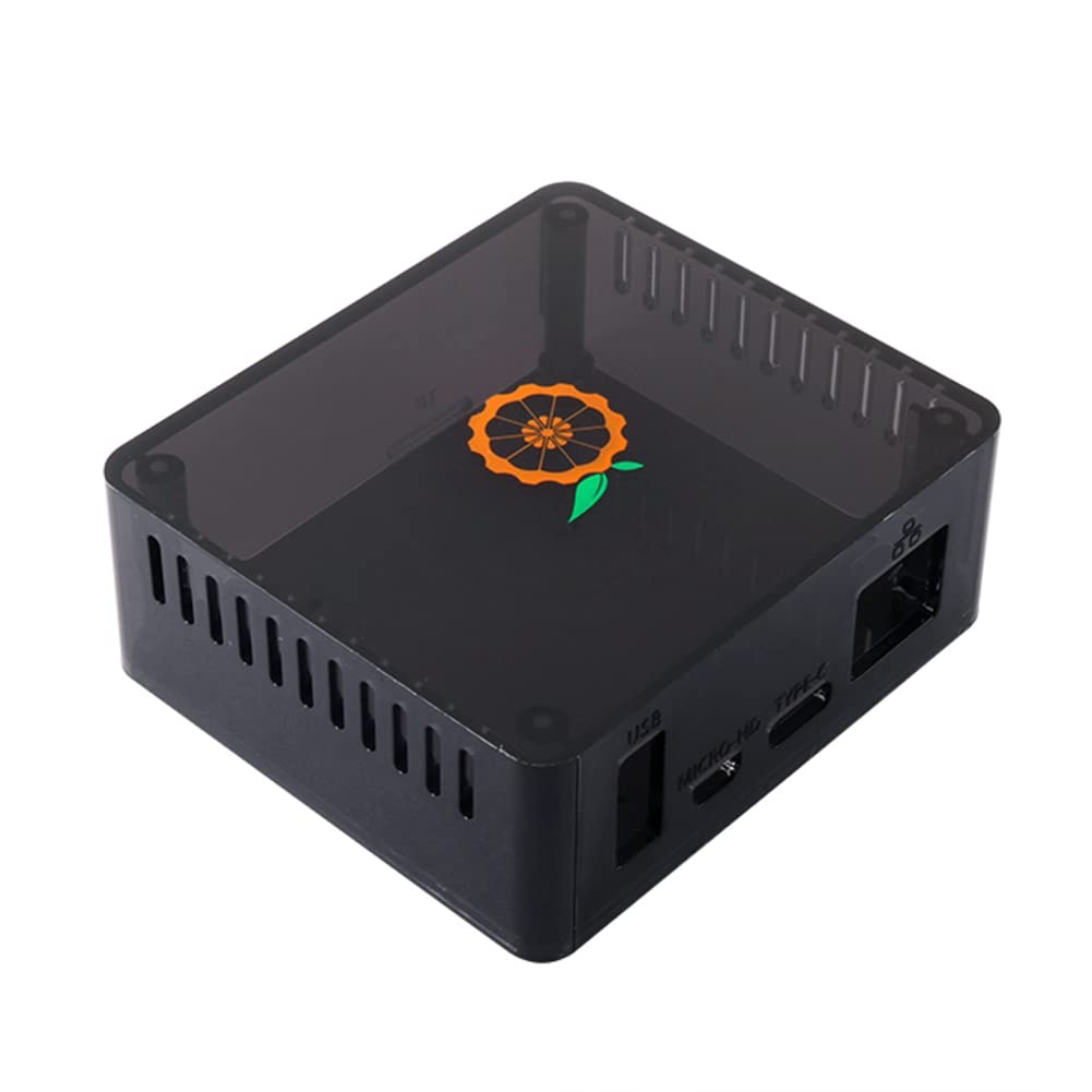 Viupolsor for Orange Pi Zero 2 ABS Black Case, Cannot Hold Expansion Board Together,Only The Development Board Can Be Installed