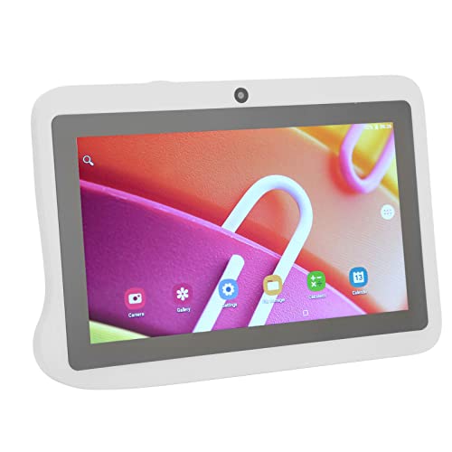 Kids Tablet US Plug 100-240V HD Tablet 2.4G 5G WiFi Photo Support 10.0 (White)