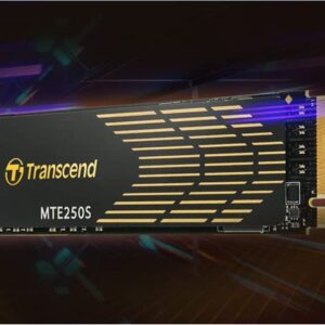 Transcend 1TB MTE250S NVMe Internal Gaming SSD Solid State Drive - Gen4 PCIe, M.2 2280 with Graphene Heatsink, Compatible with PS5, Up to 7,200MB/s - TS1TMTE250S