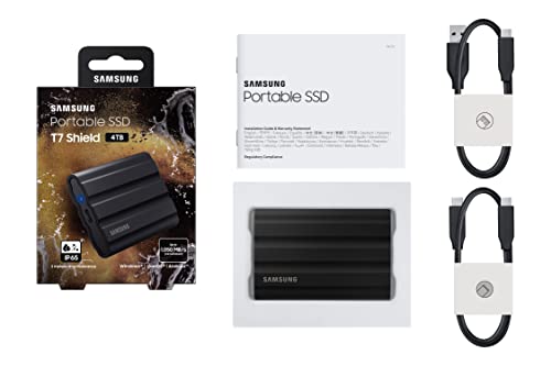 SAMSUNG External Pssd T7 Black 4tb