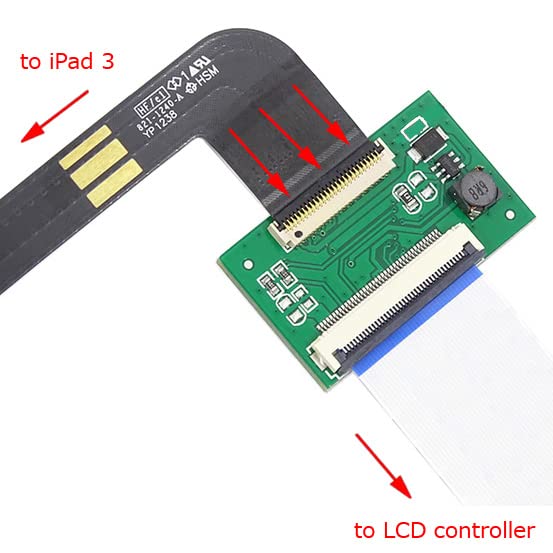 QAREQU LCD Controller for iPad 3 4 Screen LP097QX1 LTN097QL01 LTL097QL01 HDMI Display Driver Board