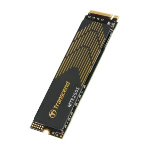 Transcend 1TB MTE250S NVMe Internal Gaming SSD Solid State Drive - Gen4 PCIe, M.2 2280 with Graphene Heatsink, Compatible with PS5, Up to 7,200MB/s - TS1TMTE250S