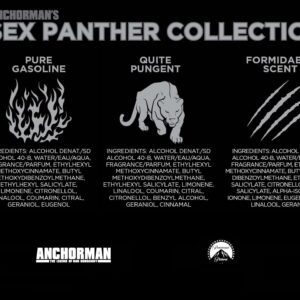 Tru Fragrance Beauty Anchorman?s Sex Panther 3 Piece Cologne Spray Gift Set for Men (Not Made of Bits of Real Panther) - Officially Licensed from Paramount? 1 fl oz each