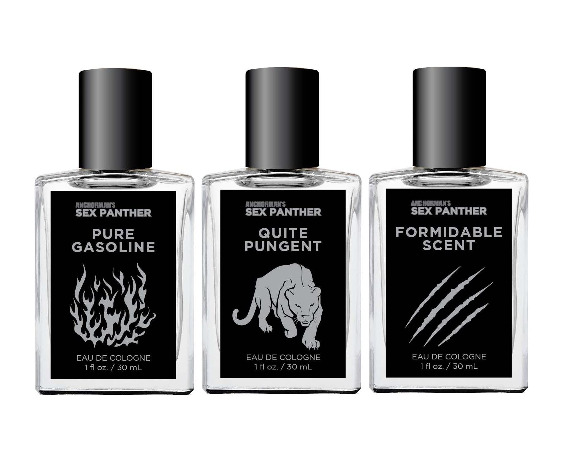 Tru Fragrance Beauty Anchorman?s Sex Panther 3 Piece Cologne Spray Gift Set for Men (Not Made of Bits of Real Panther) - Officially Licensed from Paramount? 1 fl oz each