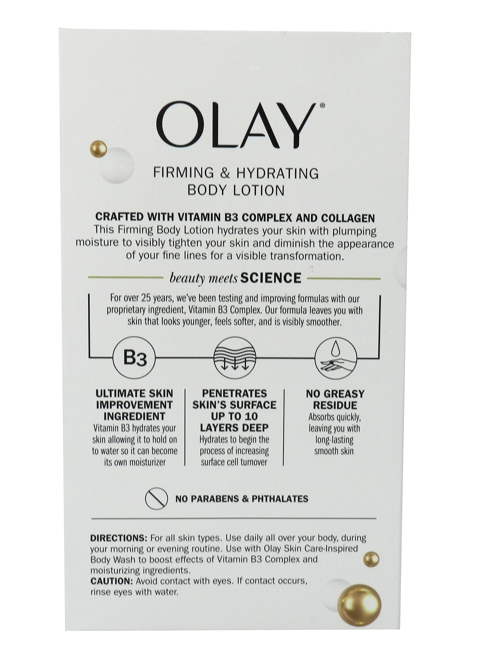 Olay Collagen, B3 firming and hydrating body lotion 2pk