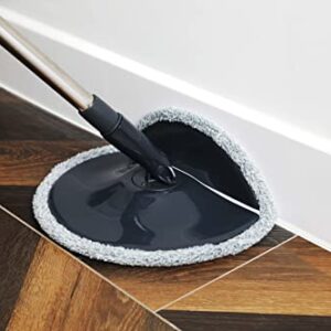 Grand Automatic Lifting Dry and Wet Spin mop and Bucket Gray