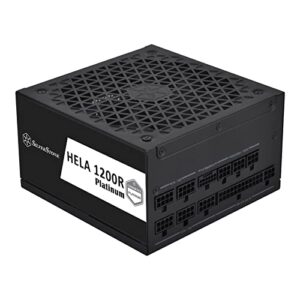 silverstone technology hela 1200r platinum atx 3.0 / pcie gen 5 1200w fully modular power supply, sst-ha1200r-pm