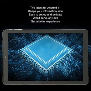 Qinlorgo Tablet, 5G WiFi USB C Charging Port 10 Inch Tablet 3 Card Slots 3GB RAM 64GB ROM Octa Core Processor for Daily Entertainment (US Plug)