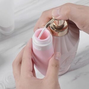 Portable Travel Bottles Leak Proof,4pcs*60ml Travel Containers for Travel Size Toiletries,Travel Bottle Set for Toiletries Shampoo Conditioner Lotion