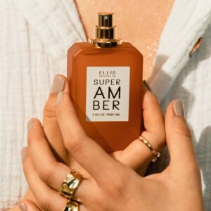 Ellis Brooklyn SUPER AMBER Eau De Parfum for Women - Clean Perfume, Amber Cedarwood Vanilla Perfume, Musk Perfume for Women, Long Lasting Fall Perfume