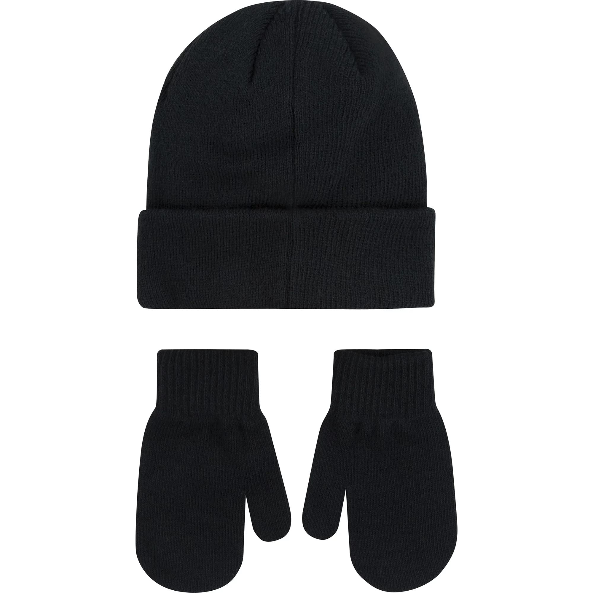 Nike Baby Boys Beanie and Mittens 2 Piece Set (B(6A2961-023)/W, 12-24 Months)