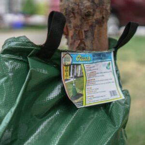 Tree Watering Bag 20 Gallon - Slow Release Drip Irrigation Bag + Staking Kit + Trunk Sleeve