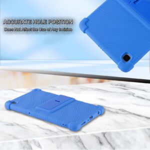 Samsung Galaxy Tab A7 Lite Case 8.7 Inch 2021 (SM-T220/T225/T227),YLDZSH Kids Silicone Case for Samsung Tab A7 Lite Tablet Case with Stand (Dark Blue)