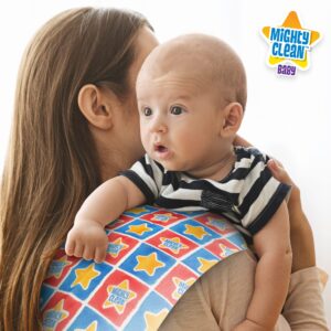 Disposable Changing Pad Liners - Waterproof, Soft, Absorbent Multi Use Pads by Mighty Clean Baby in Portable 2 Packs for Your Diaper Bag (50)