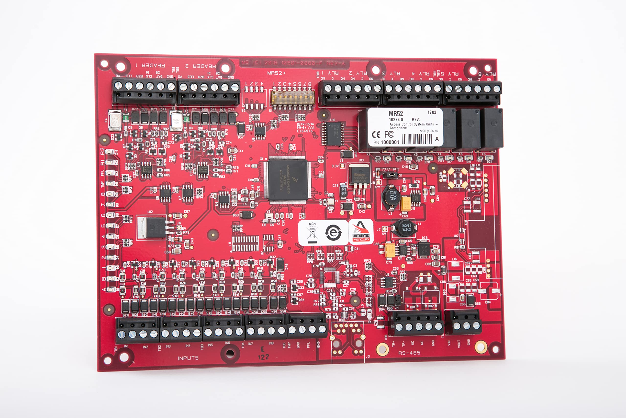 MERCURY SECURITY MR52-S3 Dual Reader Interface Module Board - Series 3