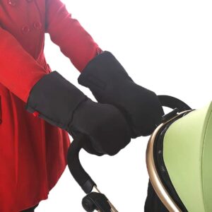 stroller hand muffs thick warm stroller gloves waterproof anti-freeze pushchair hand warmer universal for pram stroller buggy for parent caregiver