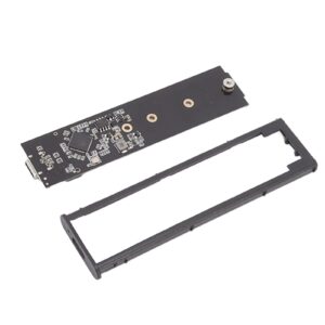 M.2 NVME SSD Chassis, 6Gbps Speed, Tool Less Design, USB3.1 to NVME PCIE, Aluminum Housing, M Key Type C Interface for 2230/2242/2260/2280 SSD