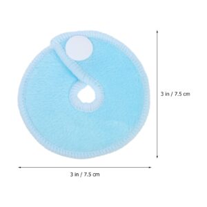 GLEAVI 28pcs G Tube Pad Holder Feeding Tube Button Covers Reusable Nursing Pads Soft Absorbent Breast Pads for Kids Breastfeeding Supports Nursing Care Sky-Blue