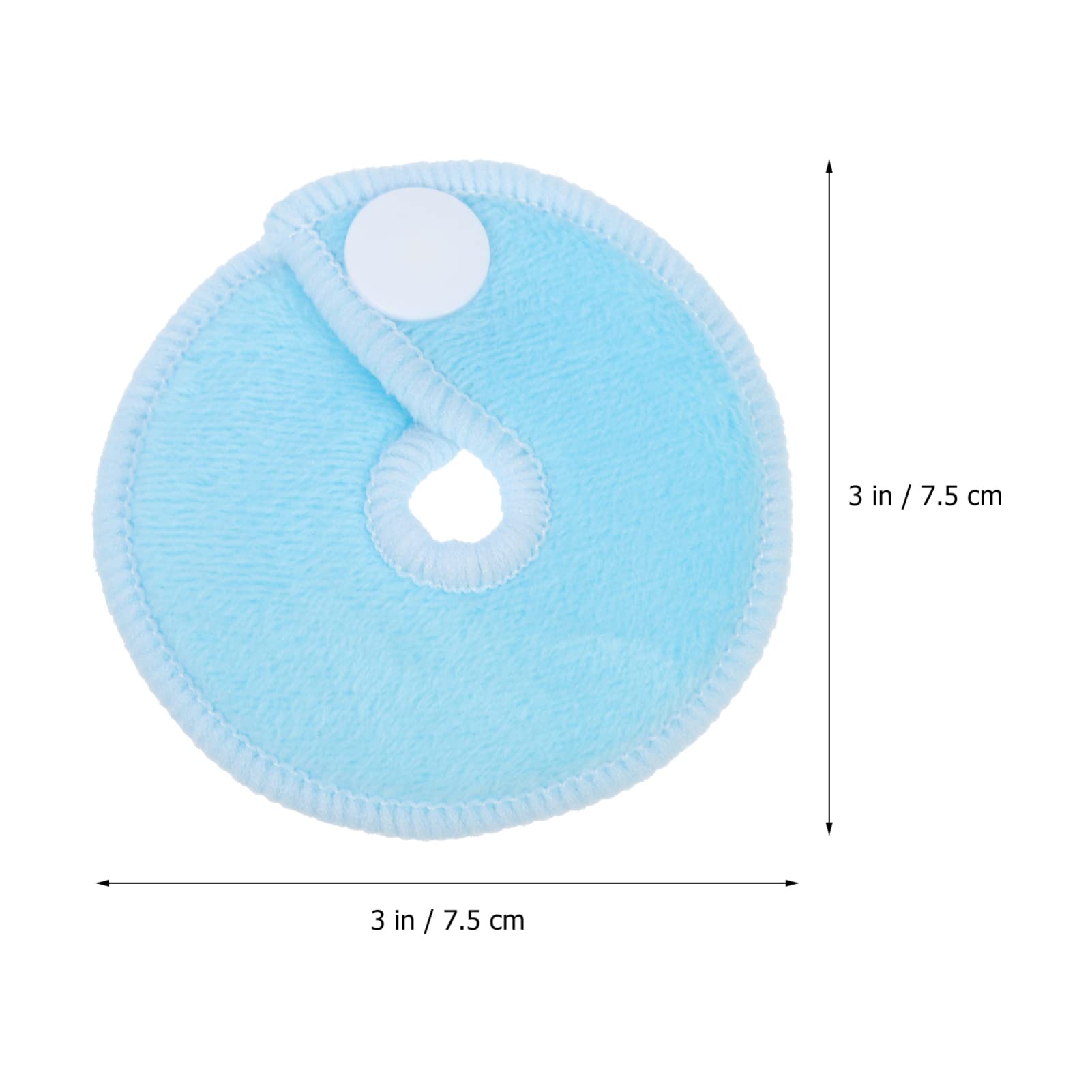 GLEAVI 28pcs G Tube Pad Holder Feeding Tube Button Covers Reusable Nursing Pads Soft Absorbent Breast Pads for Kids Breastfeeding Supports Nursing Care Sky-Blue