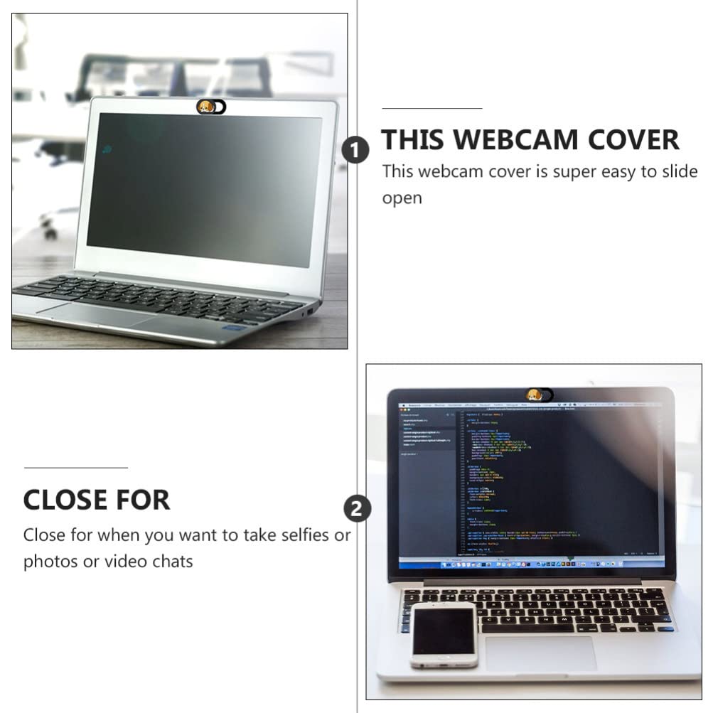 Mobestech 3pcs Camera Cover Computer Camera Blocker Webcam Cover Slide for Computer Laptop Privacy Cover Led Tablet Adhensive Camera Privacy Covers Tabletd Anti Peeping Safety Mask Abs