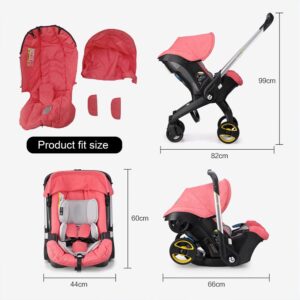 4 in 1 Car Seat Stroller Canopy Sunshade Cover Stroller Sun Shade Stroller Sun Cover Sun Cover for Stroller for Doona FooFoo Accessories Stroller Accessories