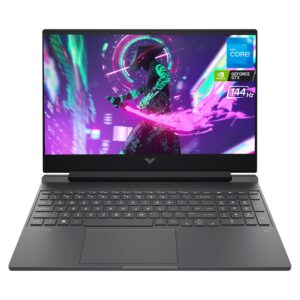 hp victus gaming laptop, 15.6" fhd 144 hz display, 12th gen intel core i5-12450h, geforce gtx 1650 graphics, 16gb ram, 1tb ssd, rj45, hdmi, sd card reader, wi-fi 6, backlit kb, windows 11 home