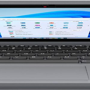 Lenovo Ideapad 1i Laptop (14" Anti-Glare Display, Intel Dual Core Processor, 4GB RAM, 256GB SSD), 1 Year Office 365, Student & Home, 720P Webcam w/Privacy Shutter, Wi-Fi 6, Win 11 Home in S, Grey