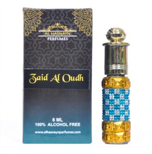 zaid al oud cologne perfume essential oil roll-on perfume (limited edition) 6ml alcohol free natural sweet oud perfumes fragrance | long lasting | gifts for men women | (zaid al oud)